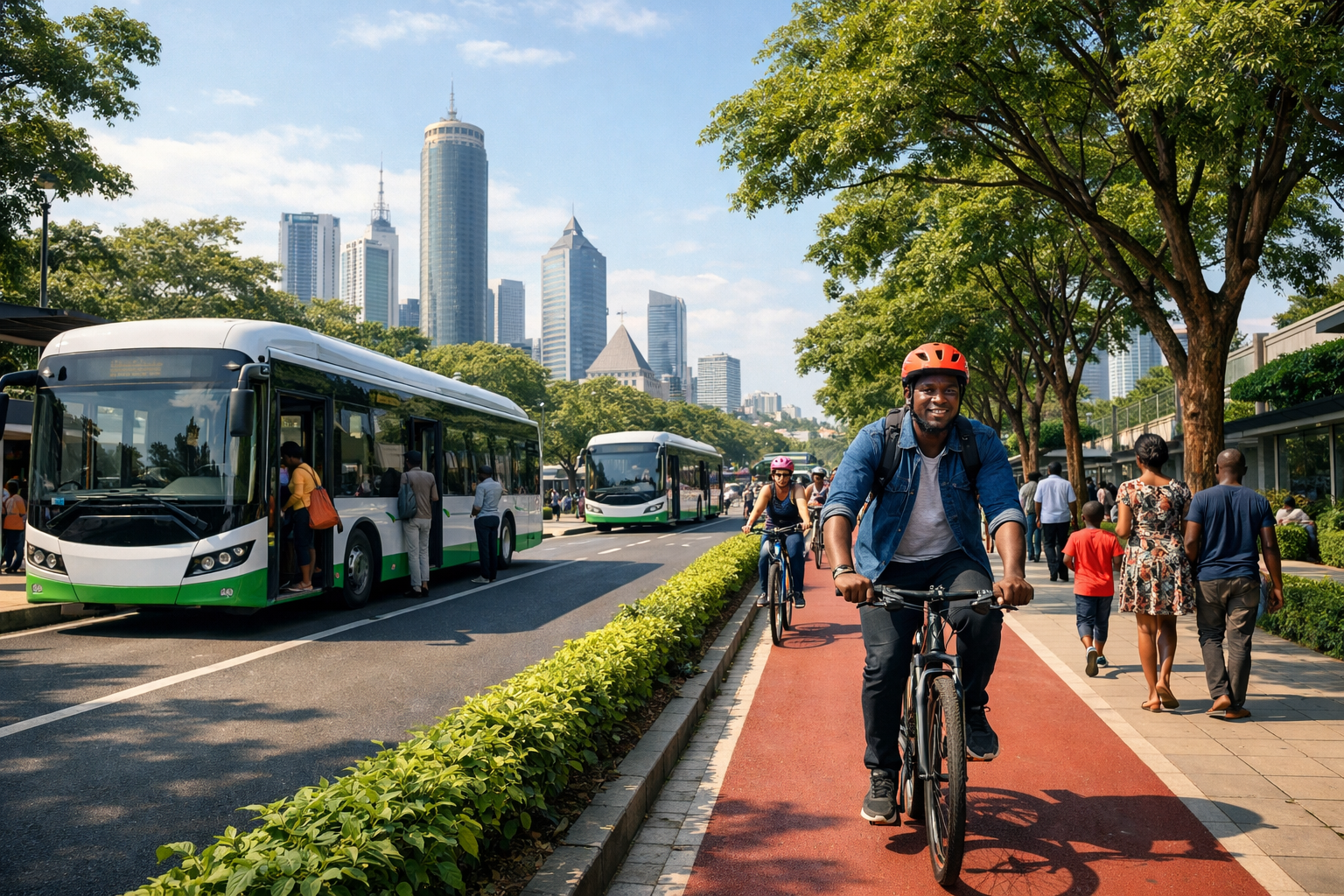 Transport écologique en villes africaines